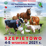 Plakat do wydarzenia wysawa zwierząt hodowlanych w szepietowie